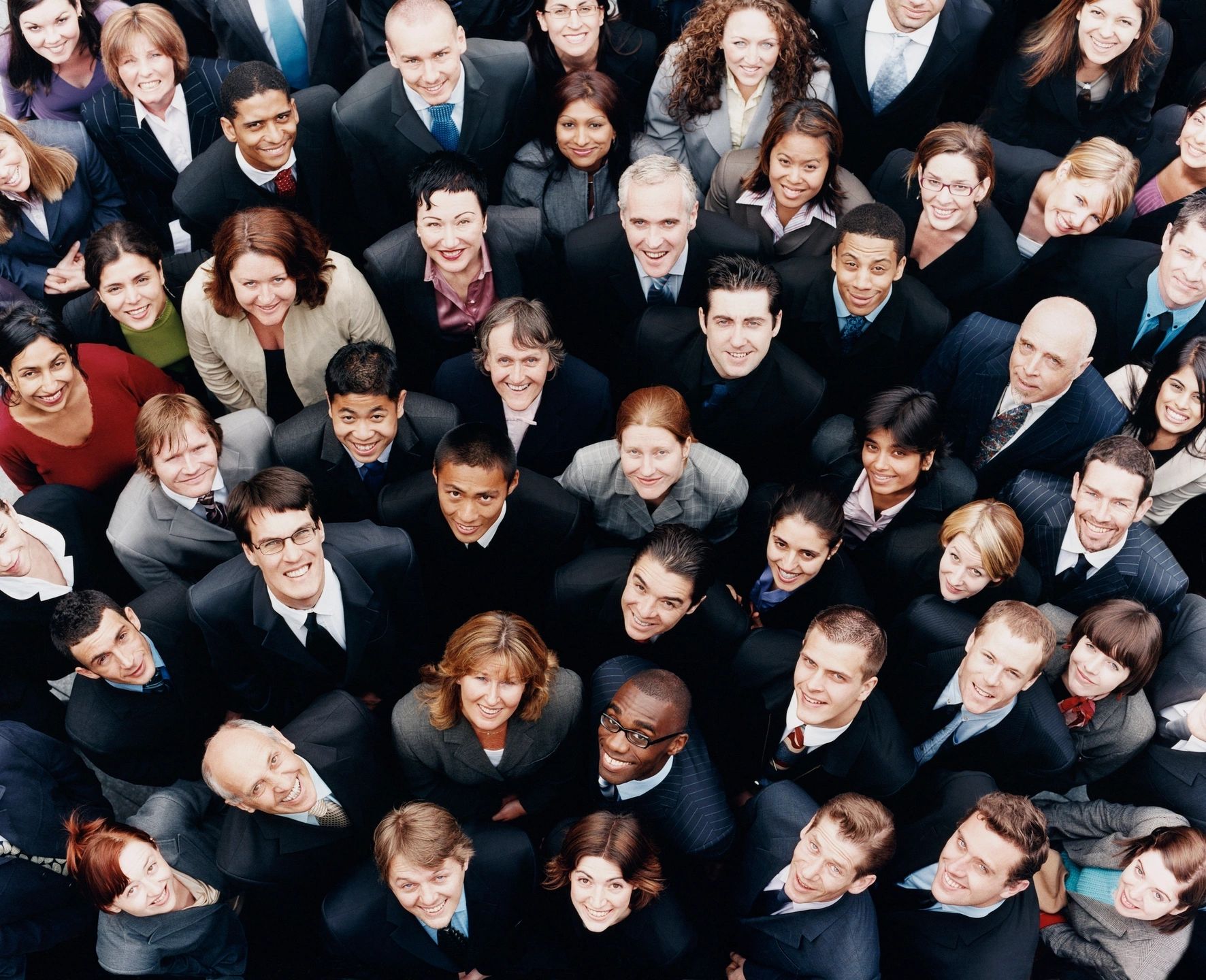 Diverse group of business professionals